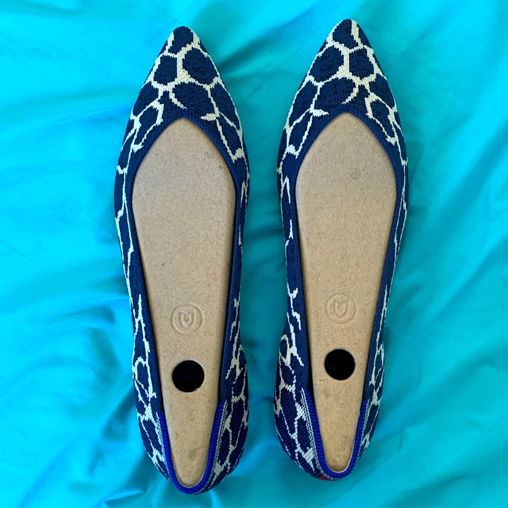 Rothy’s Indigo Giraffe Points 9.5
